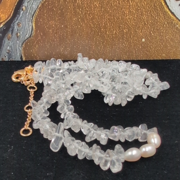J. Crew Necklace with Irregular Crystal Design - Picture 4 of 5